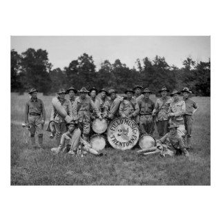 Trenton N.J. Military Band early 1900s Poster