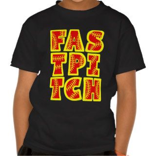 Fastpitch Block, red2 Tshirts