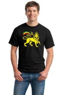 RASTA LION OF JUDAH Unisex T shirt / Rastafarian, Reggae, Marley, Jamaica Tee Novelty T Shirts Clothing