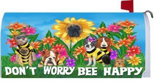 Bee Happy Dogs Mailbox Makeover  Rural Mailboxes  Patio, Lawn & Garden