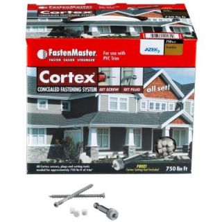 FastenMaster Cortex 2 3/4 in. Concealed Fastening System for Azek Trim Frontier   750 Lineal Feet FMCTXT AZ750FT