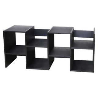 Book case Furniture of America Enitia Block Display Stand   Black