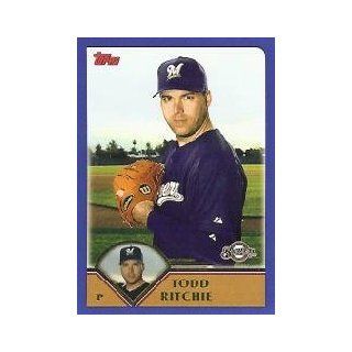 2003 Topps #442 Todd Ritchie Sports Collectibles