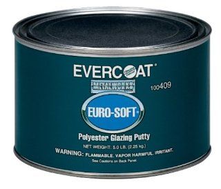 Fibreglass Evercoat 409 Euro Soft Glazing Putty   1/2 Gallon Automotive