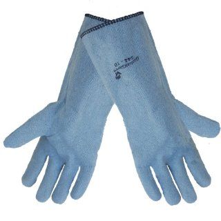 Global Glove 444 Nitrile Heat Handling Glove, High Temperature, 14" Length, Medium (Case of 144)