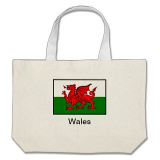 Flag of Wales Tote Bags