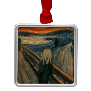 Edvard Munch   The Scream Christmas Tree Ornament