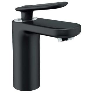 GROHE Veris Single Hole 1 Handle Low Arc Bathroom Faucet in Velvet Black (Valve not included) 23066KS0