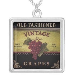 poloson kimberly vintage grapes artsy necklace