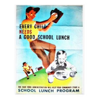 School Lunch Program Flyers
