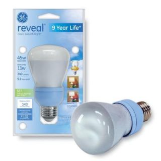 GE Reveal 11 Watt (45W) R20 Compact Fluorescent Flood Light Bulb (1 Pack) (E)* FLE11R20XLRVLTP6
