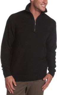 Geoffrey Beene Men's Argyle Zip Polo, Black, Small at  Mens Clothing store