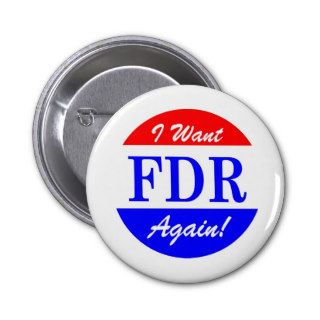 FDR   America's Greatest President Tribute Pinback Button