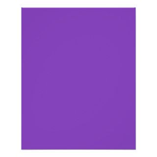 Plain Purple Background Custom Flyer