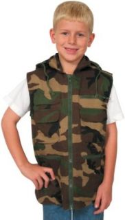 MARINES, Youth's Ranger Vest, Woodland Camo, X Large Clothing