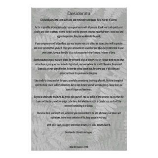 Desiderata Posters