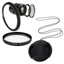 55 mm Step up Ring Adapter/ UV Filter/ Lens Cap Eforcity Lenses & Flashes