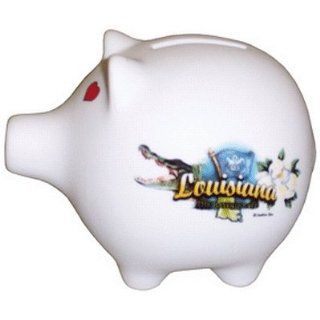 Louisiana Piggy Bank 3" H X 4" W Elements Case Pack 60  Tweezers  Beauty