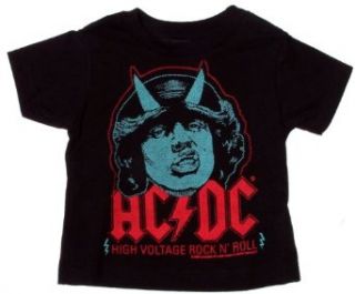 Sourpuss AC/DC HIGH VOLTAGE KIDS ROCK TEE  5T Clothing