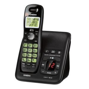 Uniden Cordless Phone with Answering System and Caller ID DISCONTINUED D1483BK