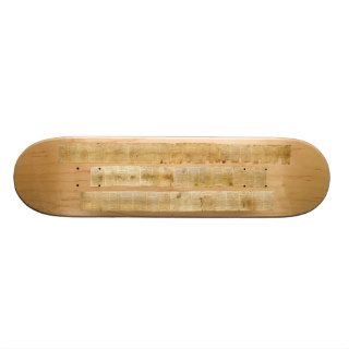 ORIGINAL Great Isaiah Scroll Dead Sea Scrolls Skate Decks
