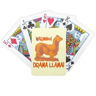 Drama Llama Bicycle Playing Cards