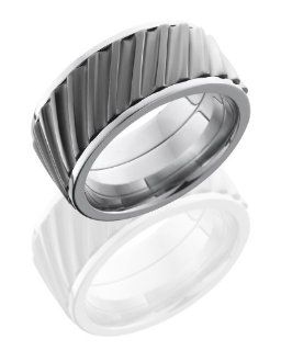 Titanium and Zirconium, Spinning Center Wedding Band (sz 4 13) SlipRock Jewelry