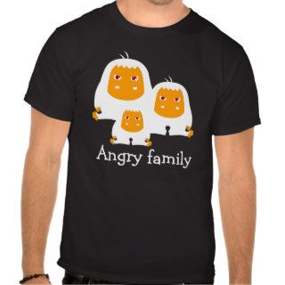 Angry family Monkeys design Tee Shirt