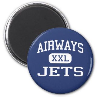Airways Jets Middle School Memphis Tennessee Fridge Magnets