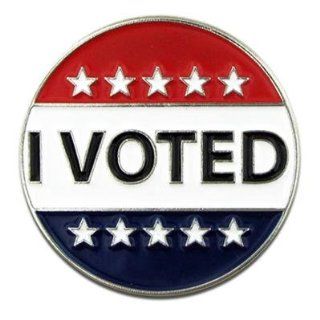 I Voted Election Political Patriotic Lapel Pin Jewelry