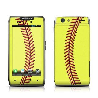 Softball Design Protective Skin Decal Sticker for Motorola Droid Razr MAXX Cell Phone Cell Phones & Accessories