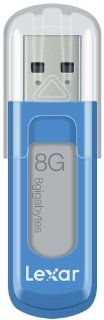Lexar JumpDrive V10 USB 8 GB Flash Drive LJDV10 8GBASBNA (Blue) Electronics