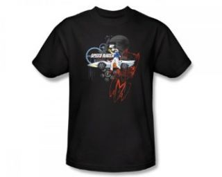 Speed Racer Team Mach 5 Blueprint Anime Cartoon T Shirt Tee Clothing
