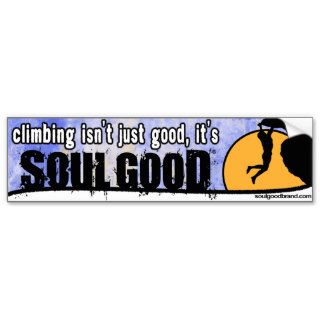 Rock Climber Bumper Sticker   Soul Good