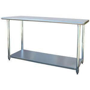 Stainless Steel Kitchen Work Table 24 in. x 60 in. SSWTABLE60