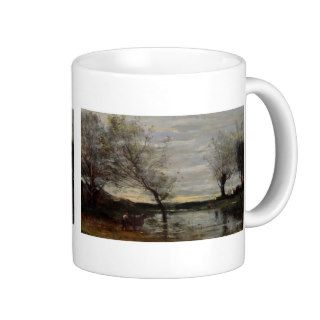 Marshy Pastures by Camille Corot Mugs