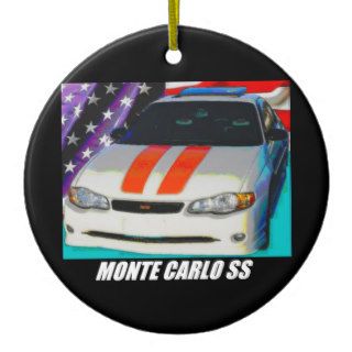 Custom 2001 Monte Carlo SS Christmas Tree Ornaments