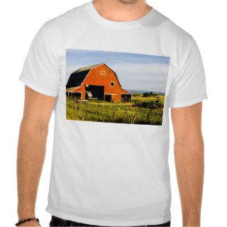 Red barn in field near Joseph, Oregon, USA 2 T shirts