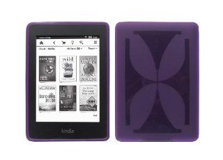 GizmoDorks TPU Hard Skin Cover Case for  Kindle Paperwhite 6" eReader with Carabiner Key Chain   Purple Computers & Accessories
