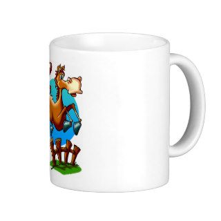 Cartoon Pony Jumping Mug