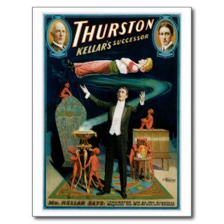 Thurston ~ Kellar's Successor Vintage Magic Act Post Card