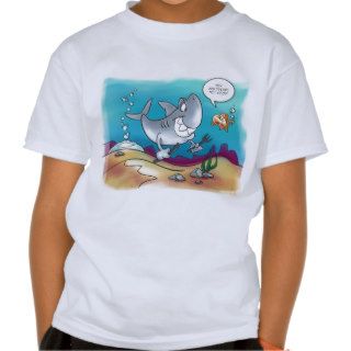 Fish are friends not food tshirts