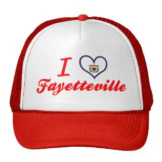 I Love Fayetteville, West Virginia Mesh Hat