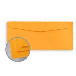 BriteHue Ultra Orange Envelopes   No. 10 Commercial (4 1/8 x 9 1/2) 60 lb Text Semi Vellum 2500 per Carton  Business Envelopes 
