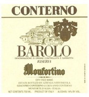 2002 Giacomo Conterno   Barolo Monfortino Riserva Wine