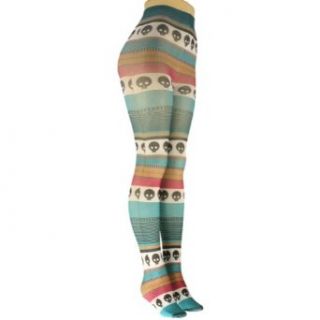 Winter Thick Funky Skull Patterned Footed Pantyhose Stocking Stretchy Tights