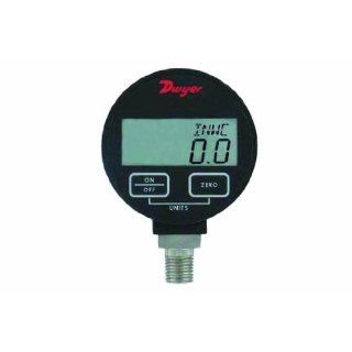Dwyer DPGA Series Digital Pressure Gauge for Liquids and Compatible Gases, Range 0 to 30 psig Industrial Pressure Gauges