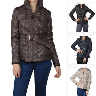 Journee Collection Juniors Quilted Trench Jacket Journee Collection Jackets