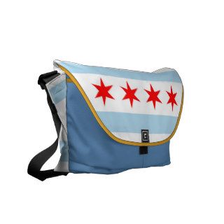 Chicago Flag Messenger Bag