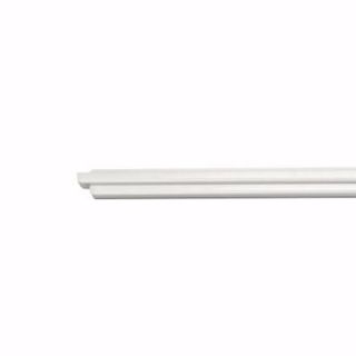 Home Decorators Collection 48 in. L x 2.5 in. W Mantle Narrow White Floating Wall Shelf 2455330410